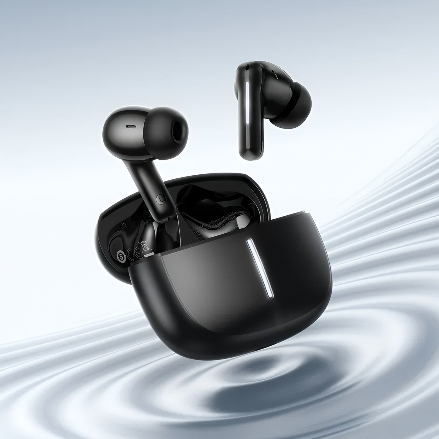 Handsfree Bluetooth HOCO EQ34 Plus, TWS, ANC, Crna