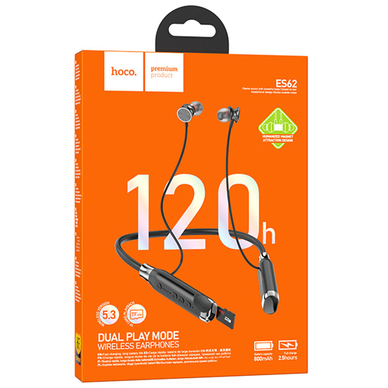 Handsfree Bluetooth HOCO ES62, A2DP, Crni