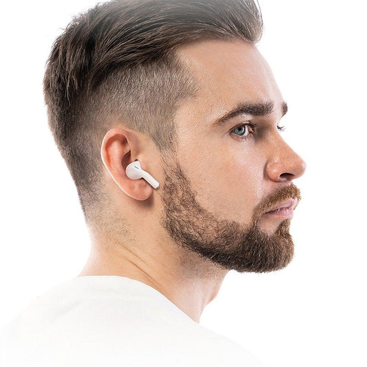 Handsfree Bluetooth HOCO EW54, TWS, Bela (Milky White)