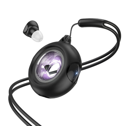 Handsfree Bluetooth Bluetooth HOCO EW71 Mini Donut, TWS, Black