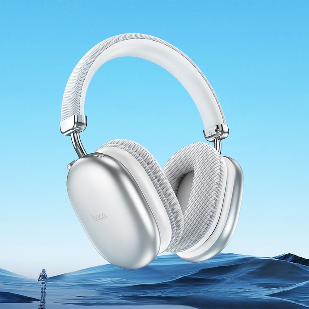Handsfree Bluetooth HOCO W35 Max, A2DP, Silver 