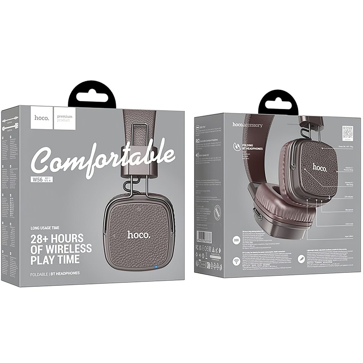 Handsfree Bluetooth HOCO W56, A2DP, Braon
