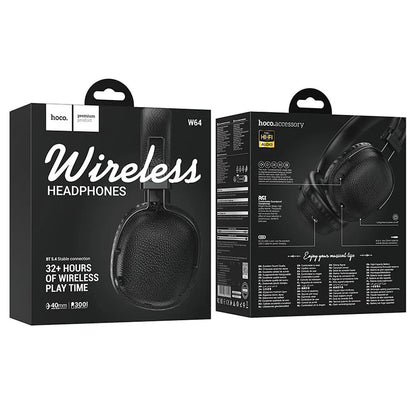 Handsfree Bluetooth HOCO W64, A2DP, Crni