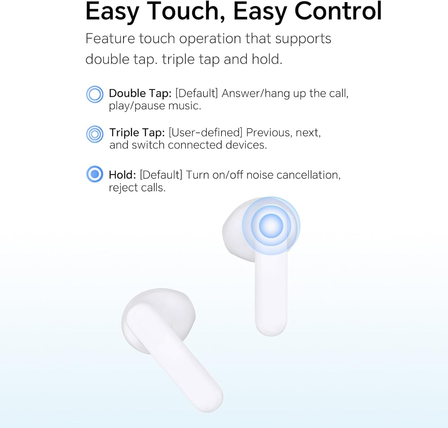 Handsfree Bluetooth Honor Choice X7e, TWS, ANC, Bela 5504ABHF