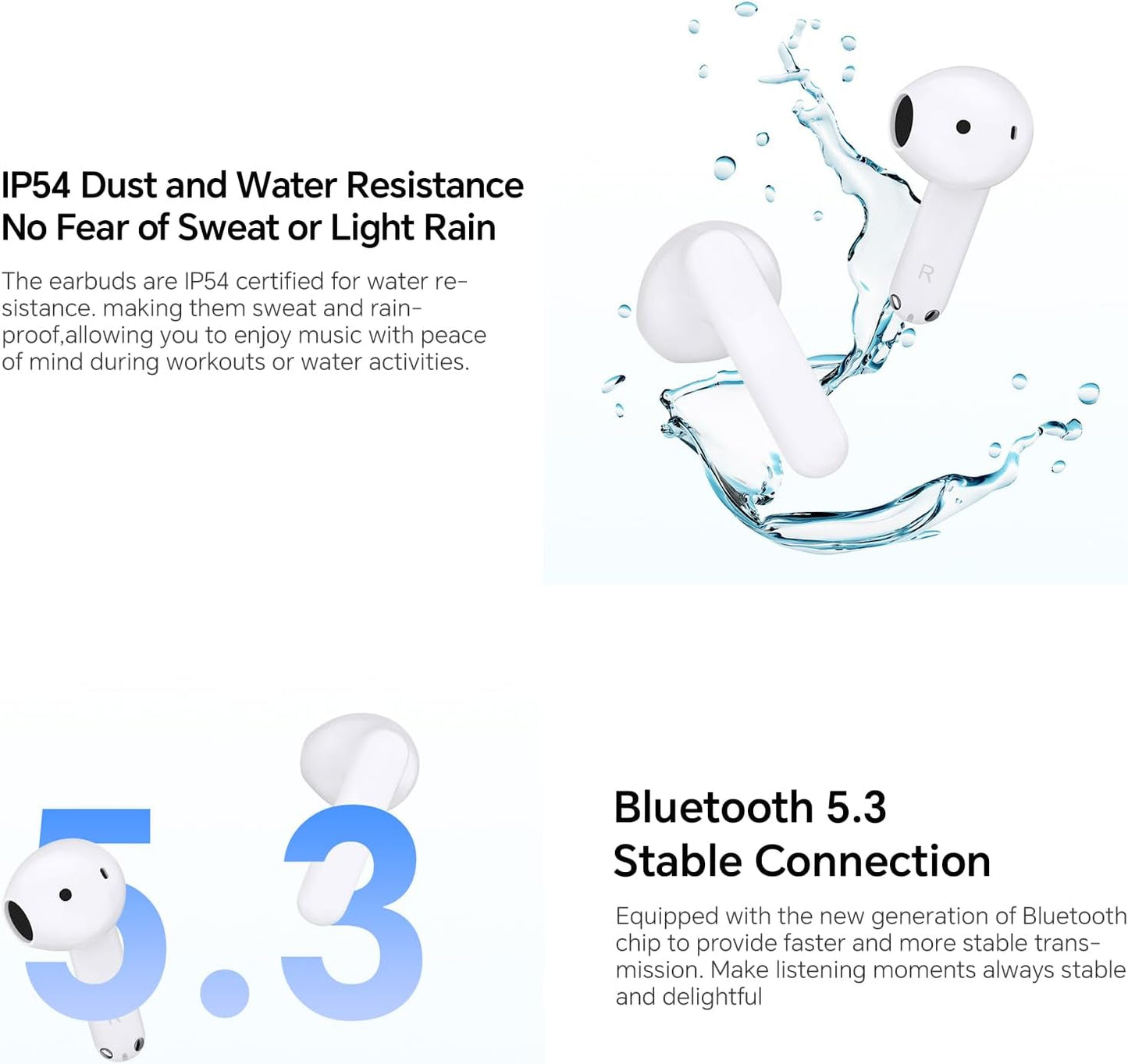 Handsfree Bluetooth Honor Choice X7e, TWS, ANC, Bela 5504ABHF