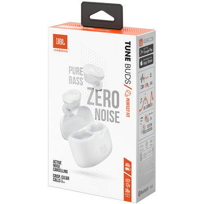 Handsfree Bluetooth JBL Tune Buds, TWS, ANC, MultiPoint, Beli JBLTBUDSWHT