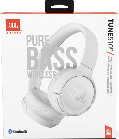Handsfree Bluetooth JBL Tune 510BT, MultiPoint, A2DP, Beli JBLT510BTWHTEU