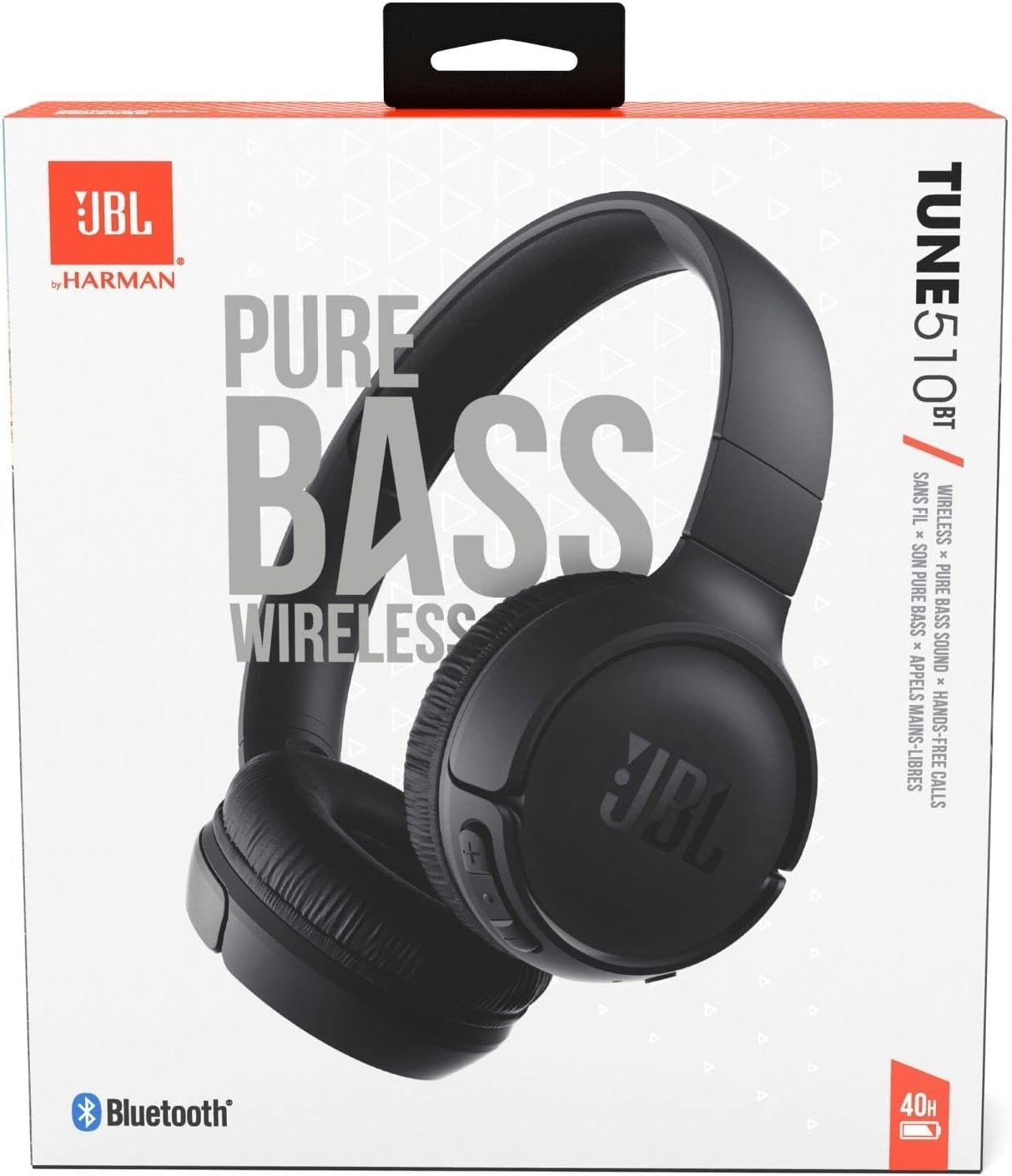 Handsfree Bluetooth JBL Tune 510BT, MultiPoint, A2DP, Crni JBLT510BTBLK