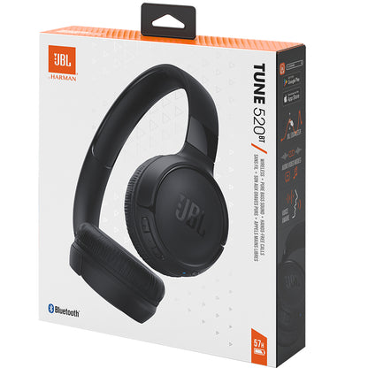 Handsfree Bluetooth JBL Tune 520BT, MultiPoint, Crna, Refabrikovana