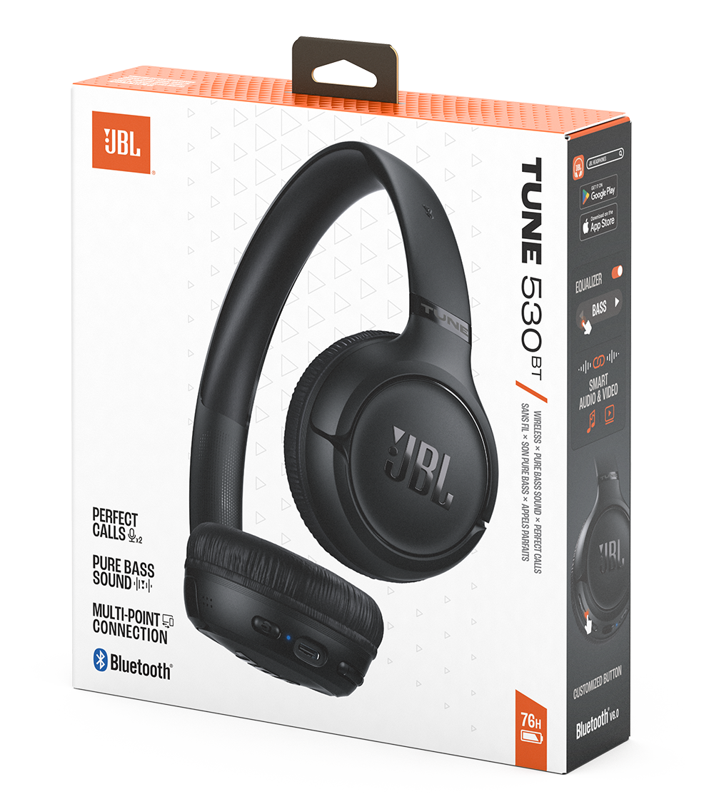 Handsfree Bluetooth JBL Tune 530BT, MultiPoint, A2DP, Crna JBLT530BTBLK