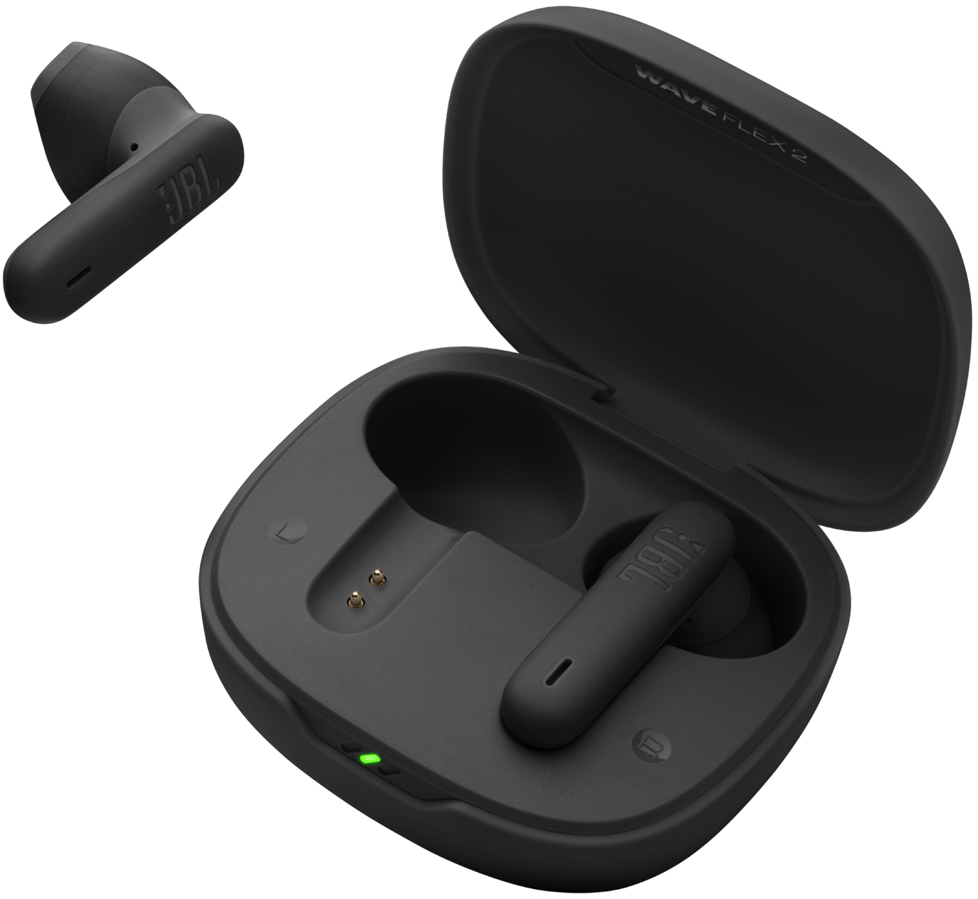 Handsfree Bluetooth JBL Wave Flex 2, TWS, ANC, MultiPoint, Crni JBLWFLEX2BLK