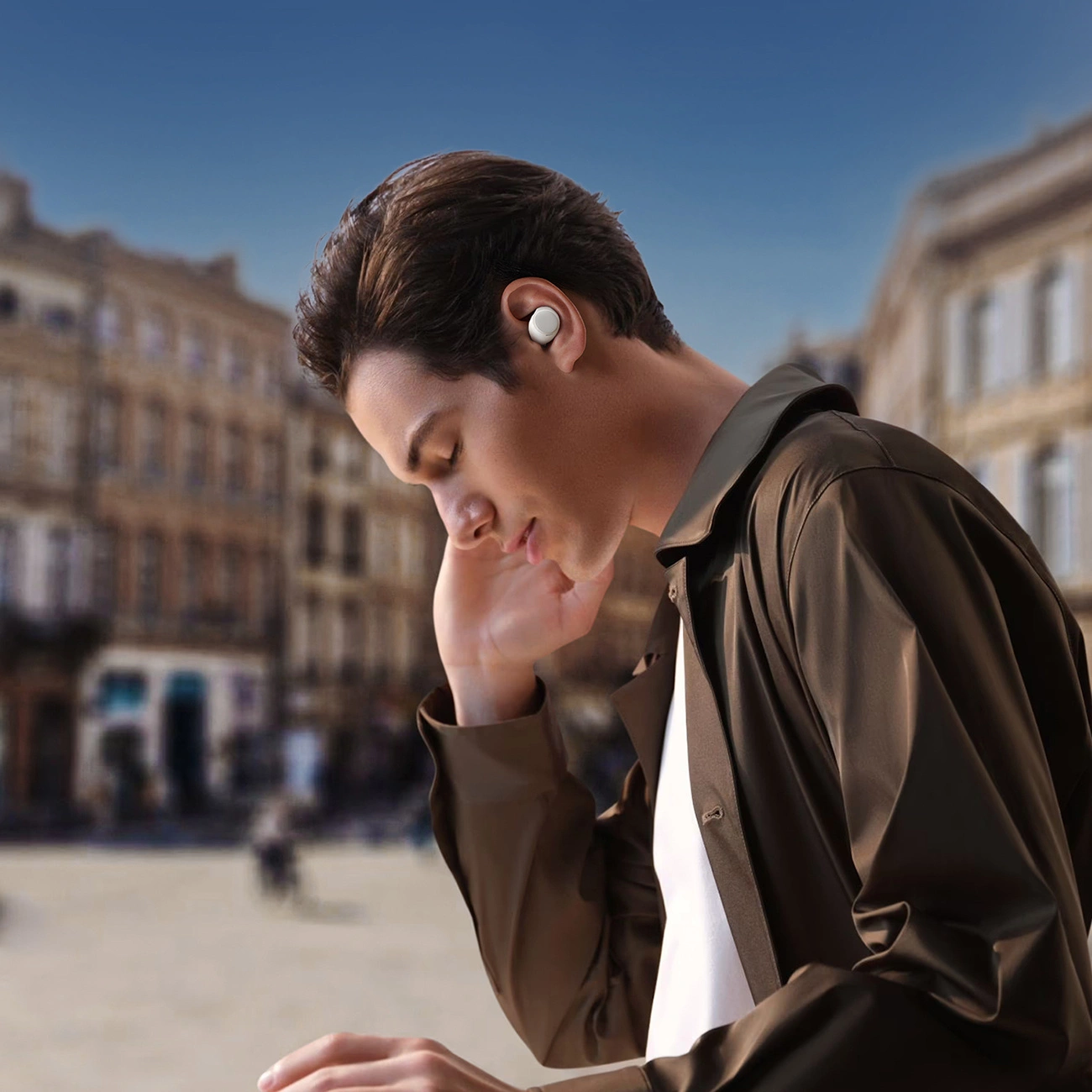 Handsfree Bluetooth Joyroom Jdots JR-DB3, TWS, Bela