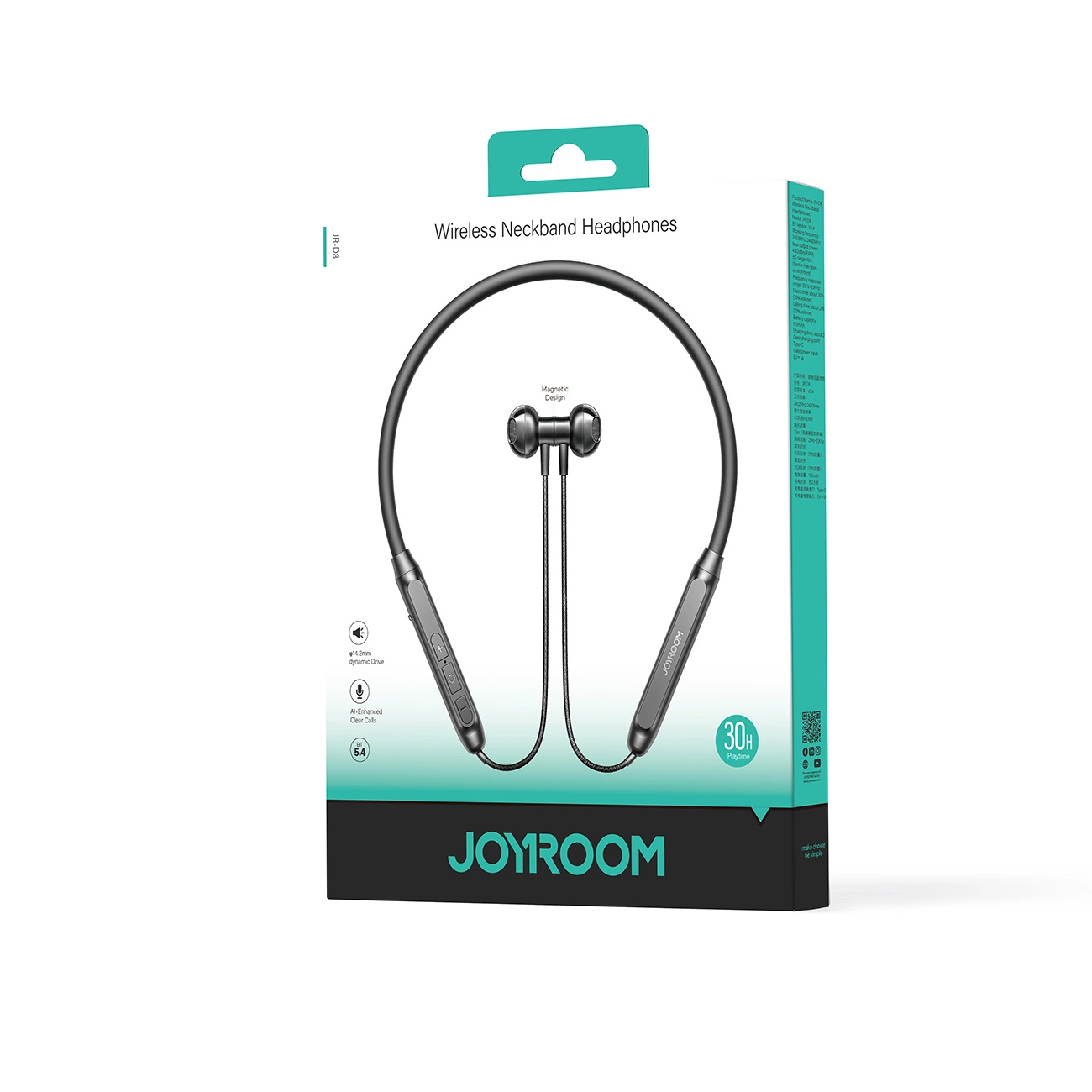 Handsfree Bluetooth Joyroom JR-D8, A2DP, Crna