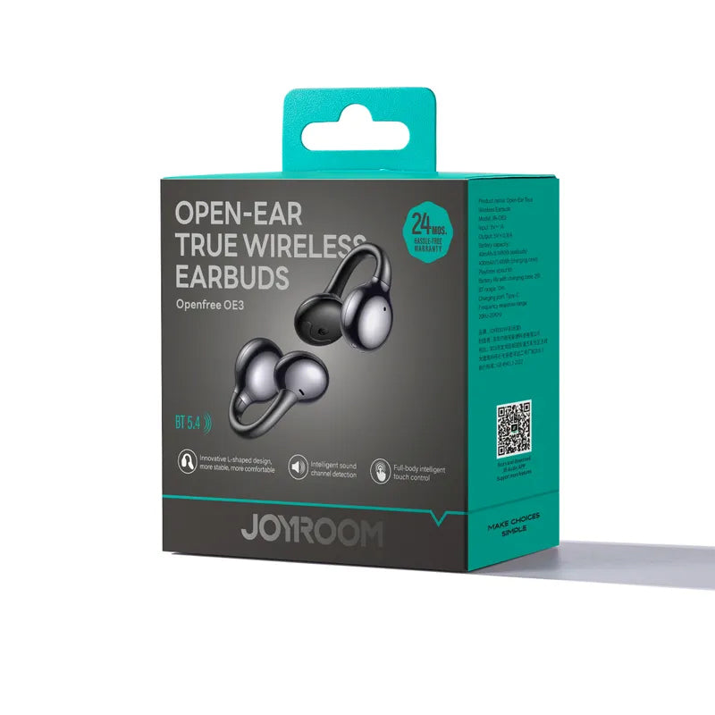 Handsfree Bluetooth Joyroom Openfree JR-OE3, TWS, Crni