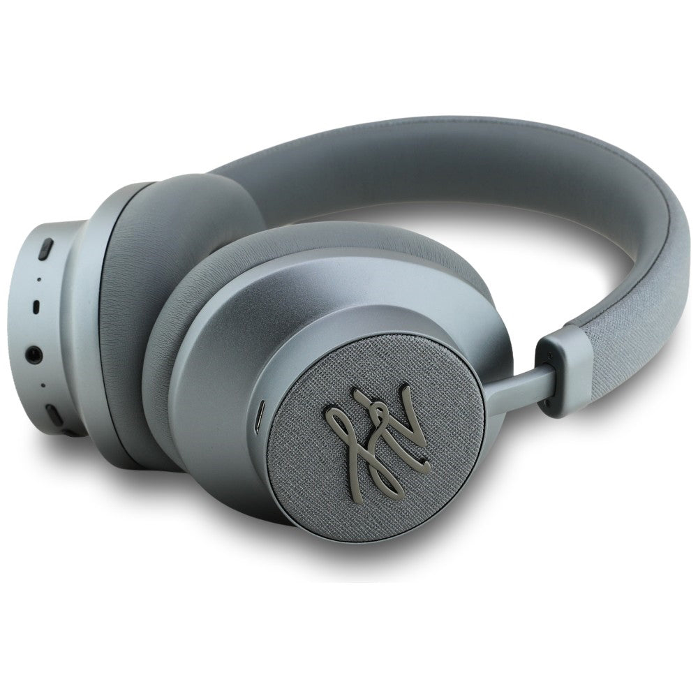 Handsfree Bluetooth Karl Lagerfeld Grained Initials, A2DP, ANC, Sivi