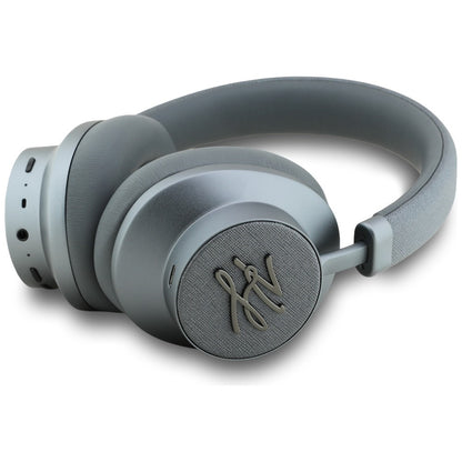 Handsfree Bluetooth Karl Lagerfeld Grained Initials, A2DP, ANC, Sivi