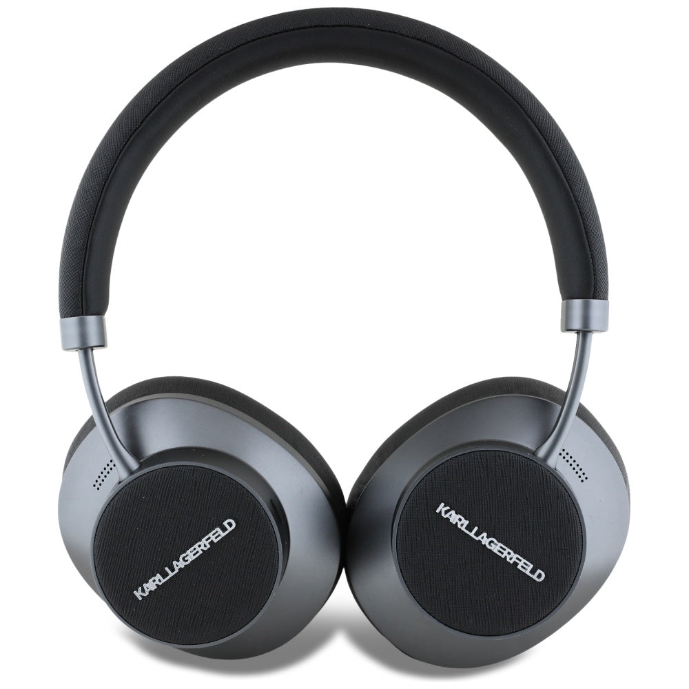 Handsfree Bluetooth Karl Lagerfeld Saffiano Elongated, A2DP, ANC, Crni