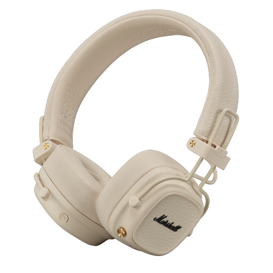 Handsfree Bluetooth Marshall Major V, A2DP, Krem, Refabrikovan