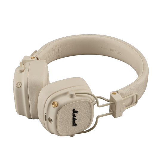 Handsfree Bluetooth Marshall Major V, A2DP, Krem, Refabrikovan