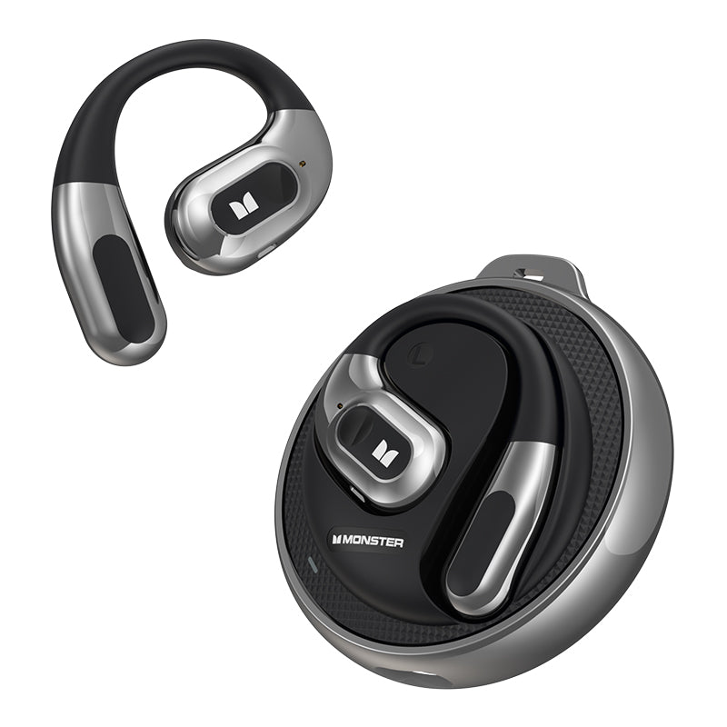 Handsfree Bluetooth Monster AC330 AI Translation, TWS, Crna