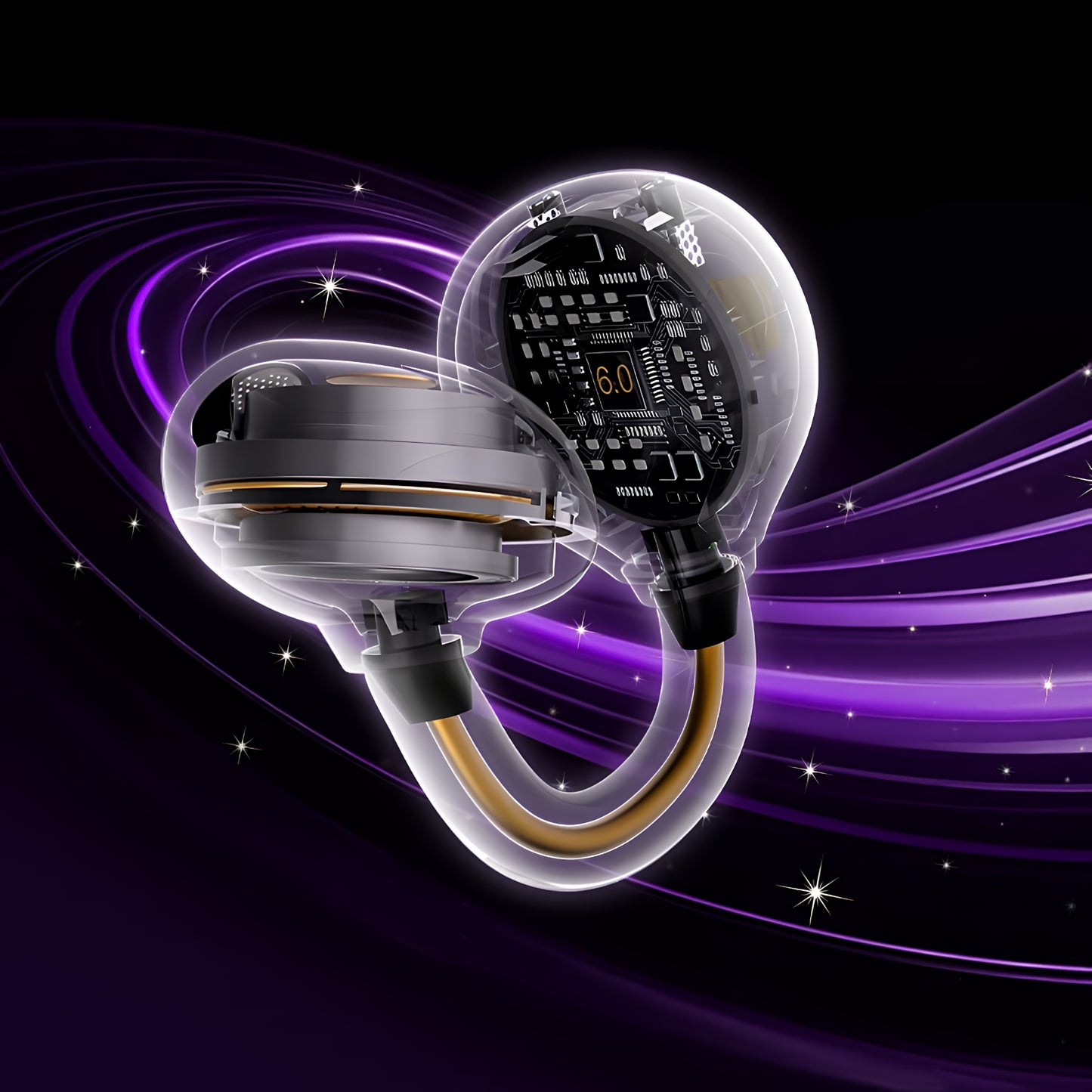 Handsfree Bluetooth Monster AirClip AC200, TWS, Svetlo krem
