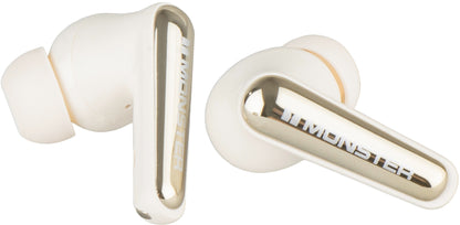 Handsfree Bluetooth Monster Clarity 200, TWS, ANC, Svetlo krem
