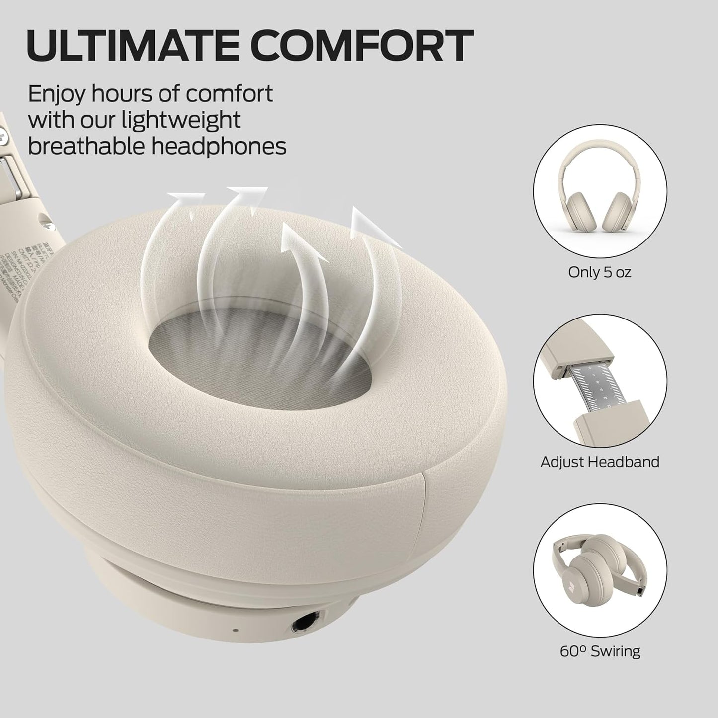 Handsfree Bluetooth Monster Mission 100, MultiPoint, A2DP, ANC, Bela