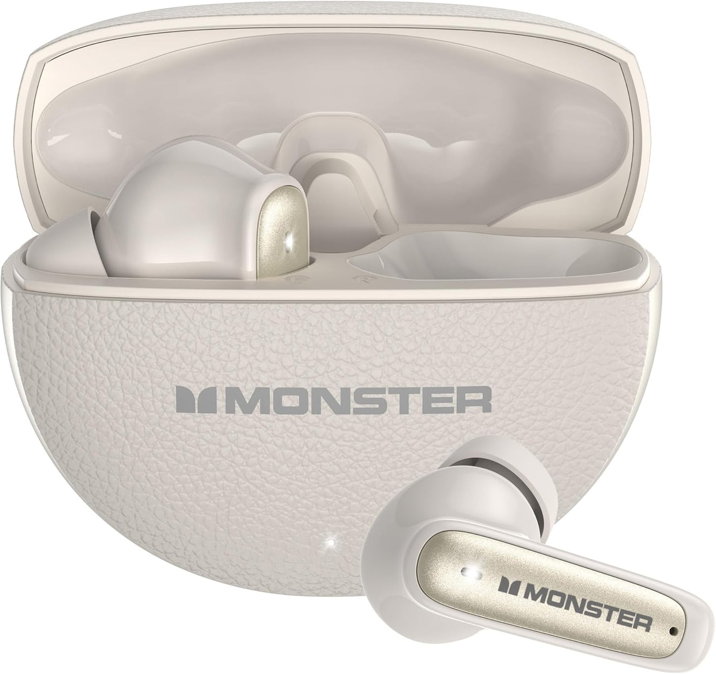 Handsfree Bluetooth Monster N-Lite 310, TWS, Svetlo krem