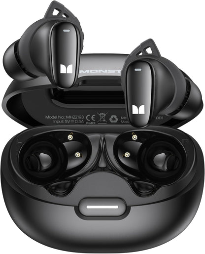 Handsfree Bluetooth Monster N-Lite 206, TWS, Crna