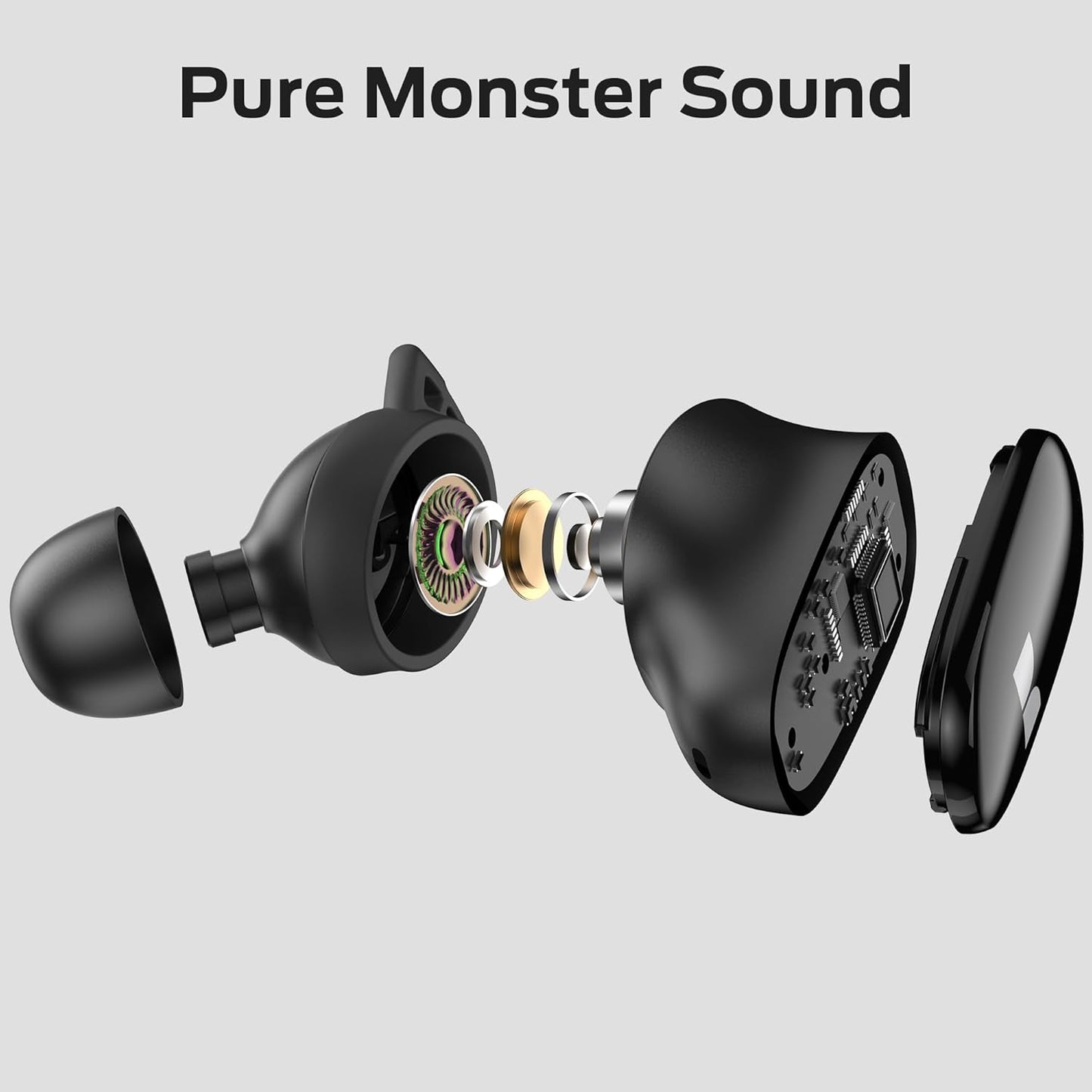 Handsfree Bluetooth Monster N-Lite 206, TWS, Crna