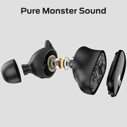 Handsfree Bluetooth Monster N-Lite 206, TWS, Crna
