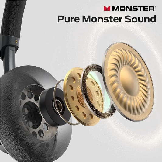 Handsfree Bluetooth Monster N-tune mini 02, A2DP, ANC, Crna