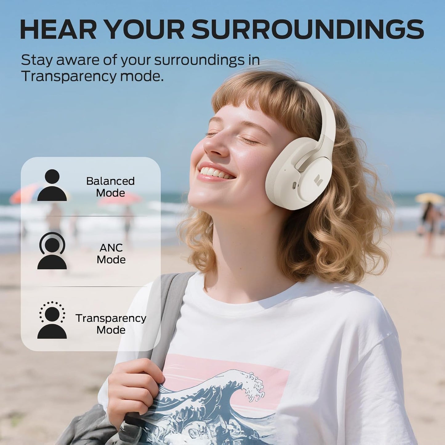 Handsfree Bluetooth Monster Persona 5th, MultiPoint, A2DP, ANC, Bela