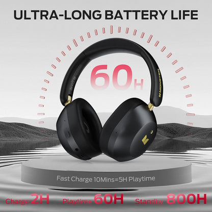 Handsfree Bluetooth Monster Persona 6th, MultiPoint, A2DP, ANC, Crna