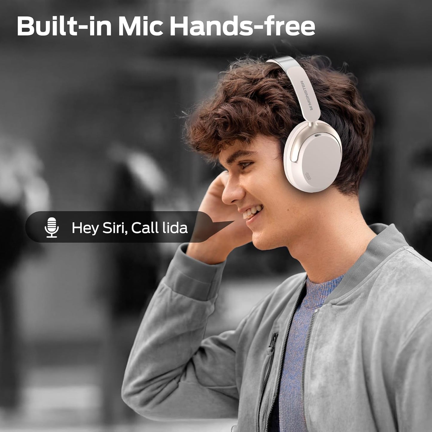 Handsfree Bluetooth Monster Persona 3rd, MultiPoint, A2DP, ANC, Bela