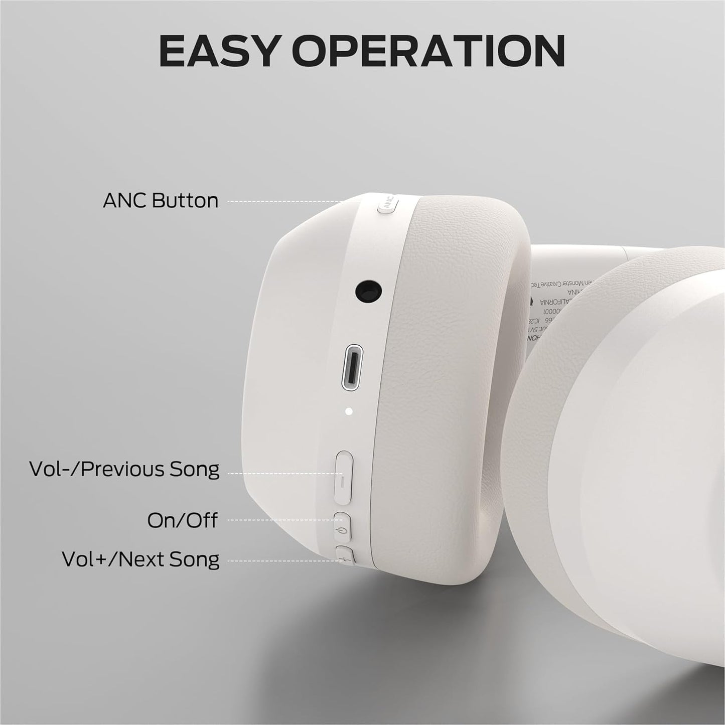 Handsfree Bluetooth Monster Persona 6th, MultiPoint, A2DP, ANC, Bela