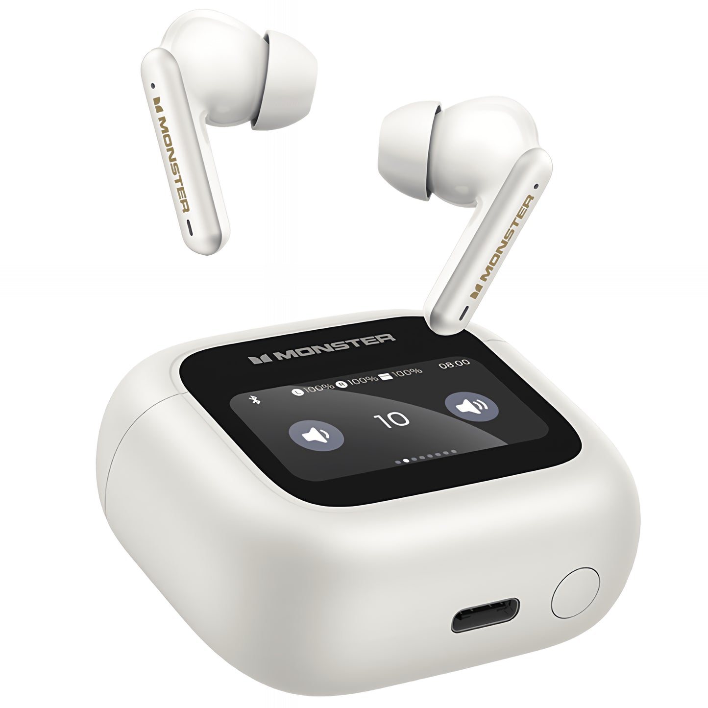 Handsfree Bluetooth Monster TH300, TWS, Bela