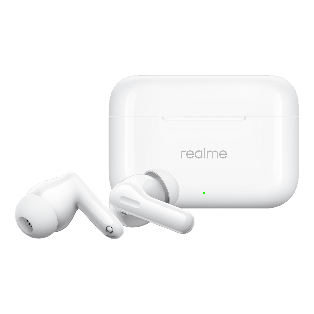 Handsfree Bluetooth Realme Buds T200, TWS, ANC, MultiPoint, Beli
