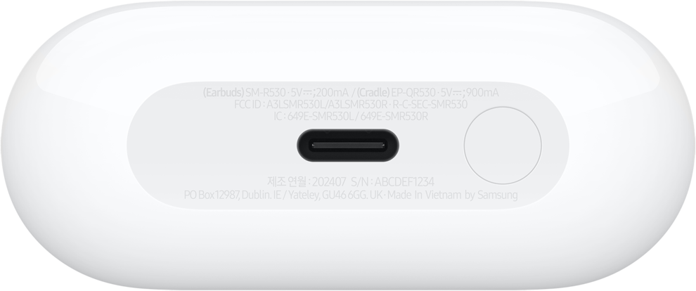Handsfree Bluetooth Samsung Galaxy Buds3, White SM-R530NZWAEUE 
