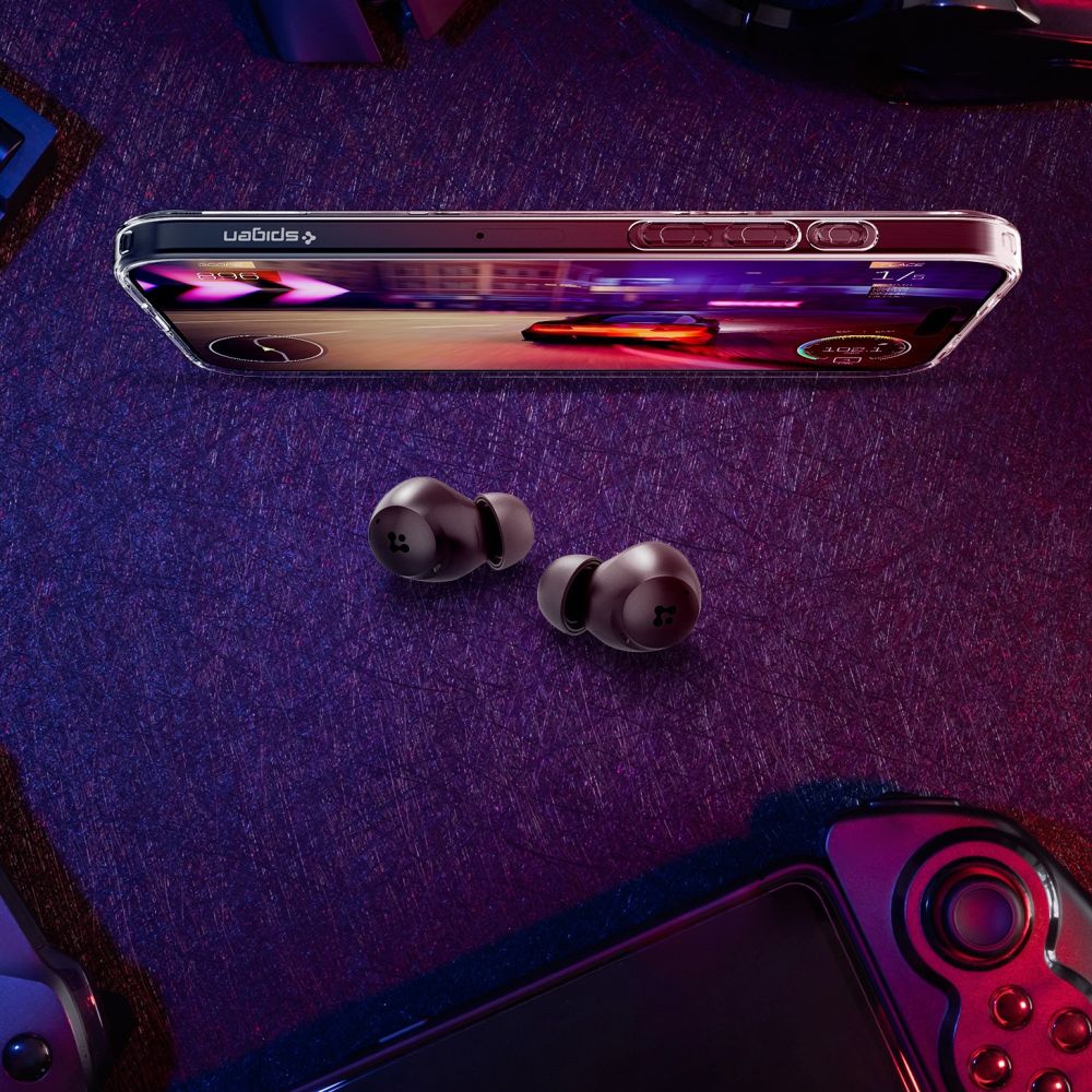 Handsfree Bluetooth Spigen SA2401, TWS, ANC, Crni ASD07887