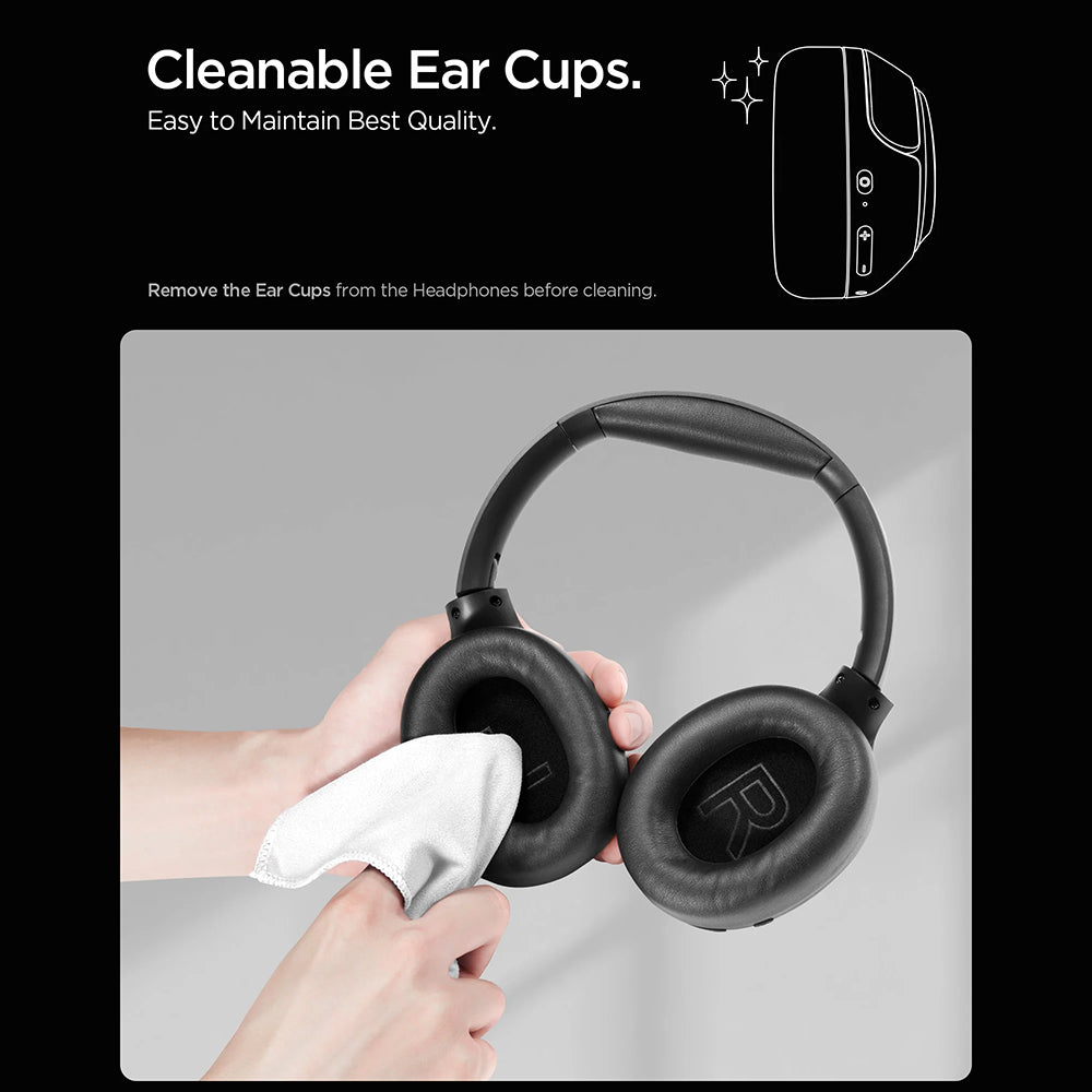 Handsfree Bluetooth Spigen SA2403, A2DP, ANC, Crni ASD09691