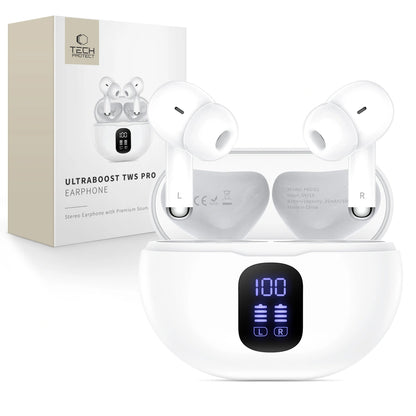 Handsfree Bluetooth Tech-Protect Ultraboost Pro G2, TWS, Beli
