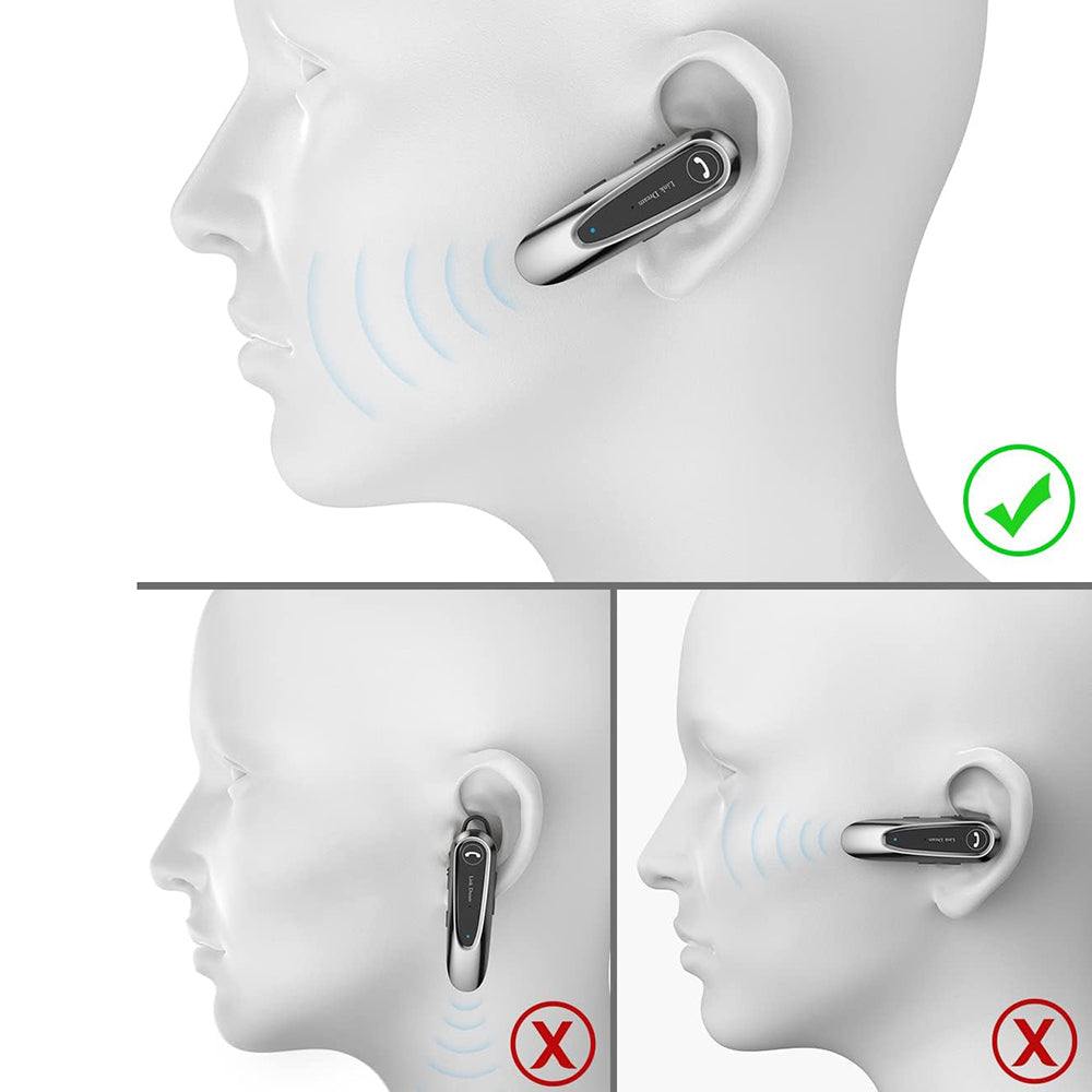 Handsfree Bluetooth Techsuit CB2 AirTalk, A2DP, Crni