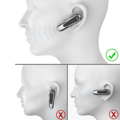 Handsfree Bluetooth Techsuit CB2 AirTalk, A2DP, Crni