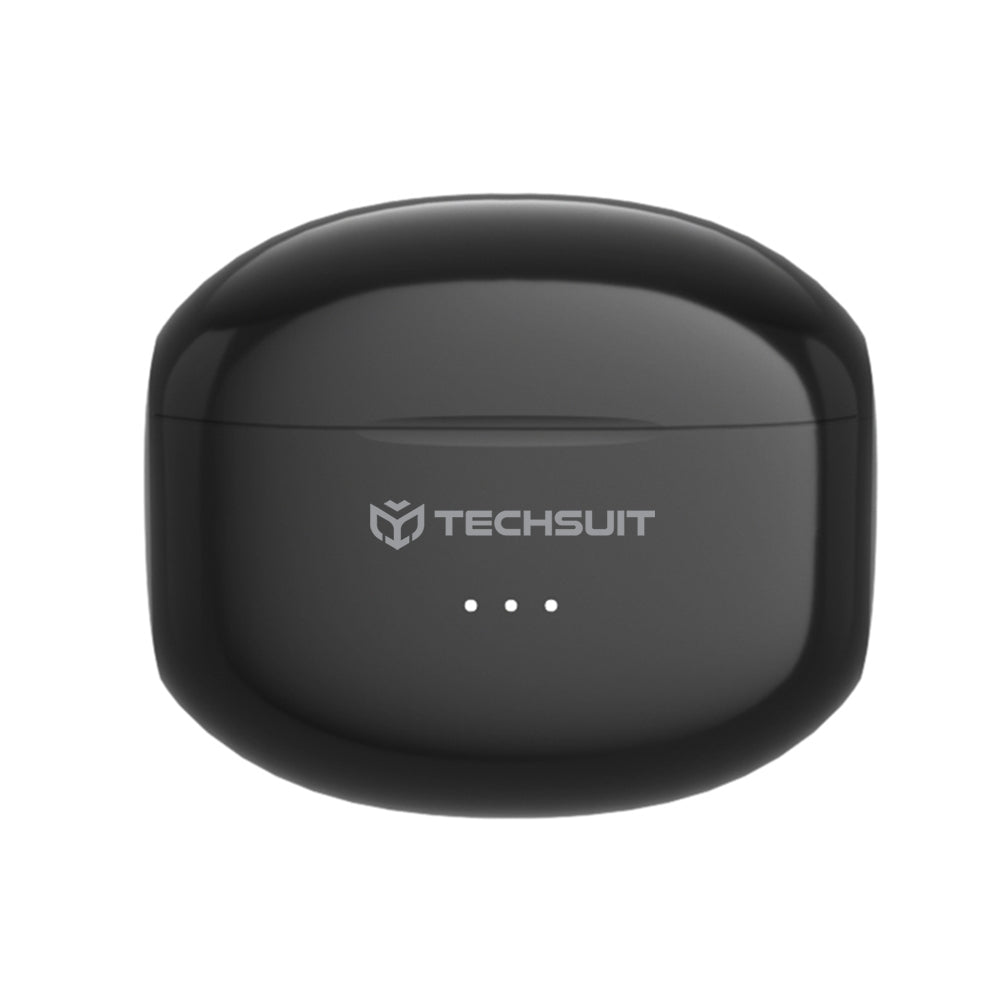 Handsfree Bluetooth Techsuit CW1 Audira Pro, TWS, ANC, Crna