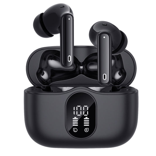 Handsfree Bluetooth Techsuit CW3 WaveBeat 100, TWS, ANC, Crni