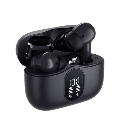 Handsfree Bluetooth Techsuit CW3 WaveBeat 100, TWS, ANC, Crni