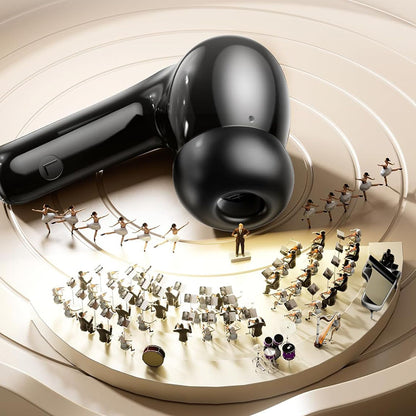 Handsfree Bluetooth Techsuit CW3 WaveBeat 100, TWS, ANC, Crni