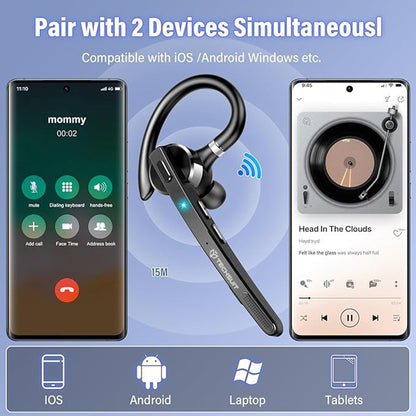 Handsfree Bluetooth Techsuit G9 TalkZen, A2DP, Crni