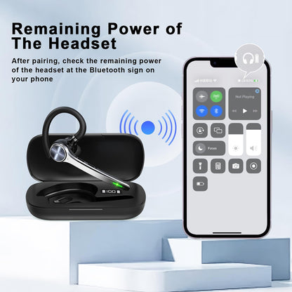 Handsfree Bluetooth Techsuit NeXound G7, MultiPoint, A2DP, Crna